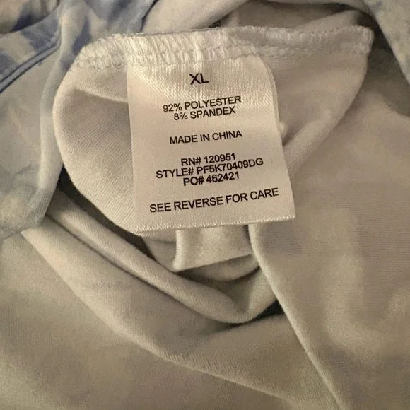 NWT Pink Rose Blue and White Camo Sleepwear Shorts - Picture 5 of 5